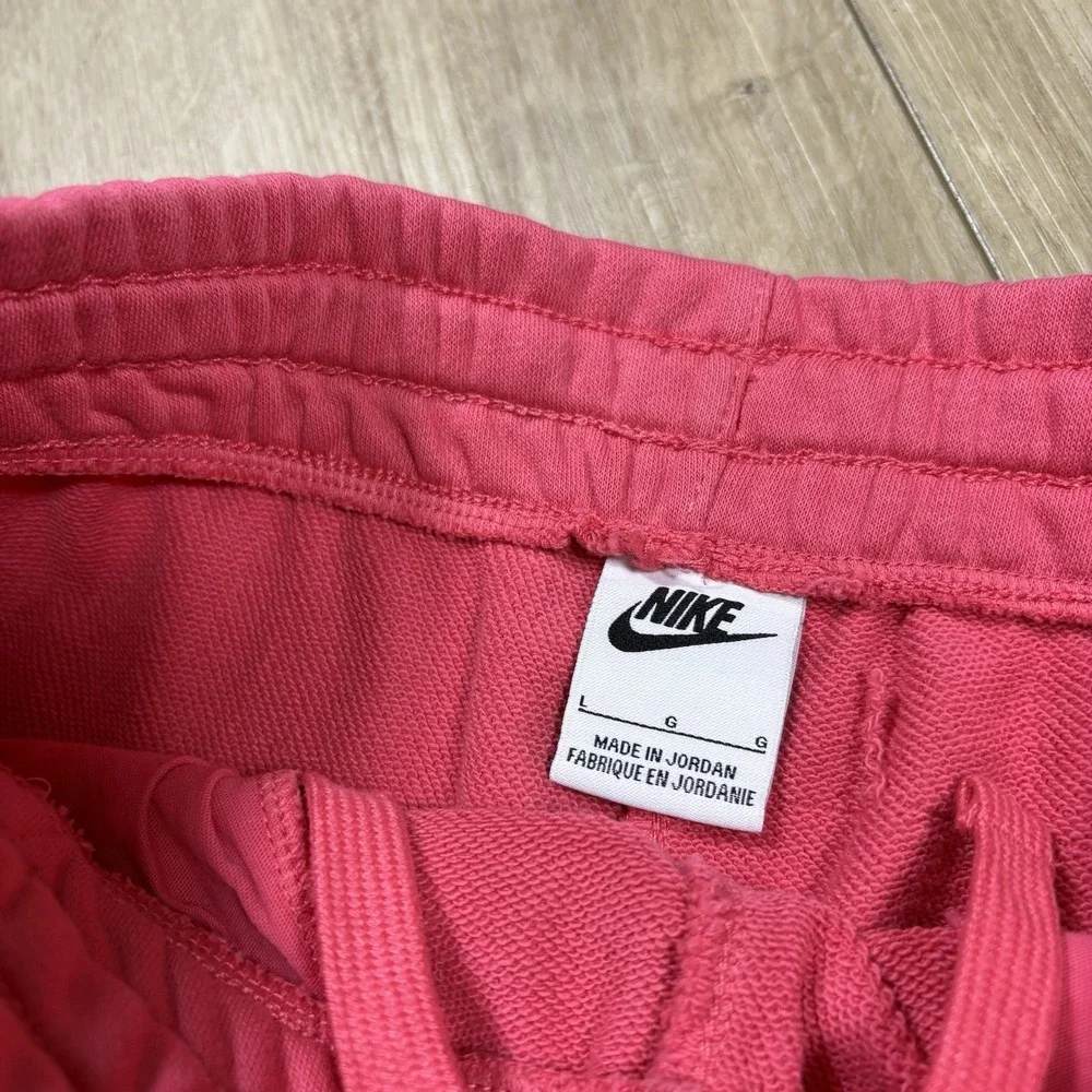 Youth Nike Club Fleece French‎ Terry Shorts Pink Large L